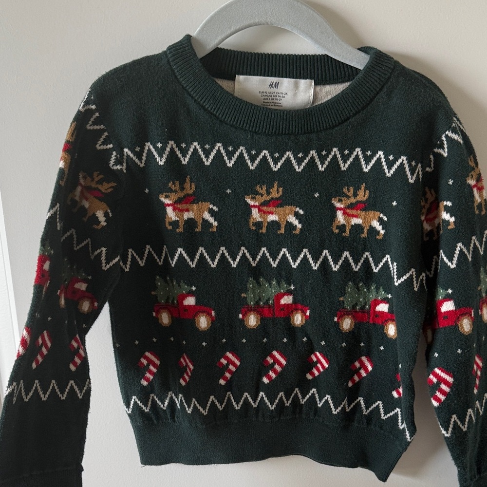 H&M Dark Green Knit Sweater - Picture 4 of 4